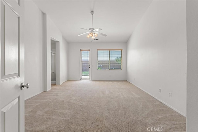 42619 Meridian Way, Lancaster, CA 93536 - unfurnished room with light carpet and a ceiling fan