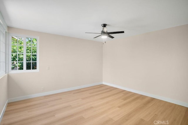 20329 Rim Ridge Rd, Walnut, CA 91789 - empty room with ceiling fan and light wood finished floors
