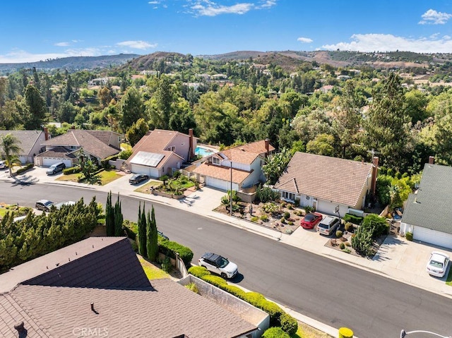 20329 Rim Ridge Rd, Walnut, CA 91789 - aerial view of residential area with mountains