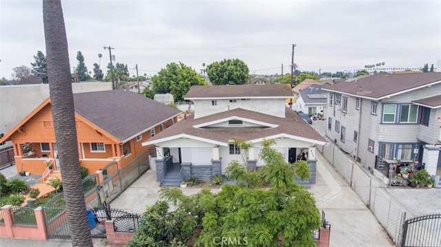 856 W 47th St, Los Angeles, CA 90037 - aerial perspective of suburban area