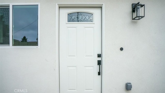 856 W 47th St, Los Angeles, CA 90037 - entrance to property featuring stucco siding