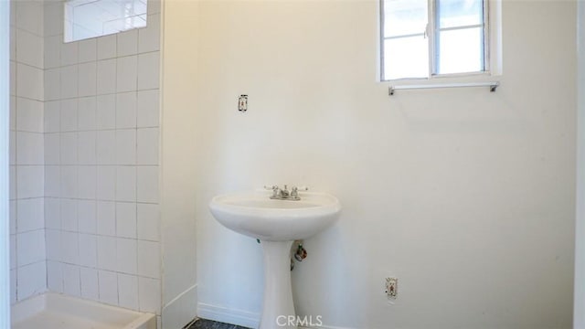 856 W 47th St, Los Angeles, CA 90037 - bathroom featuring a stall shower
