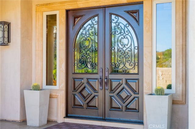 43650 La Cruz Dr, Temecula, CA 92590 - doorway to property with french doors