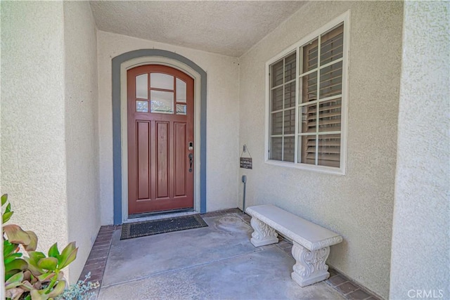 25531 Durant Pl, Stevenson Ranch, CA 91381 - view of exterior entry featuring stucco siding