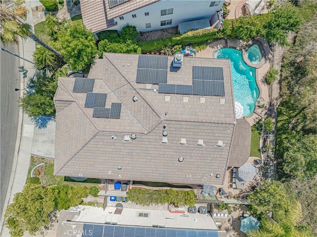 25531 Durant Pl, Stevenson Ranch, CA 91381 - aerial view of property and surrounding area featuring a pool area