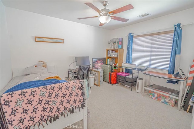 25531 Durant Pl, Stevenson Ranch, CA 91381 - bedroom featuring carpet and ceiling fan