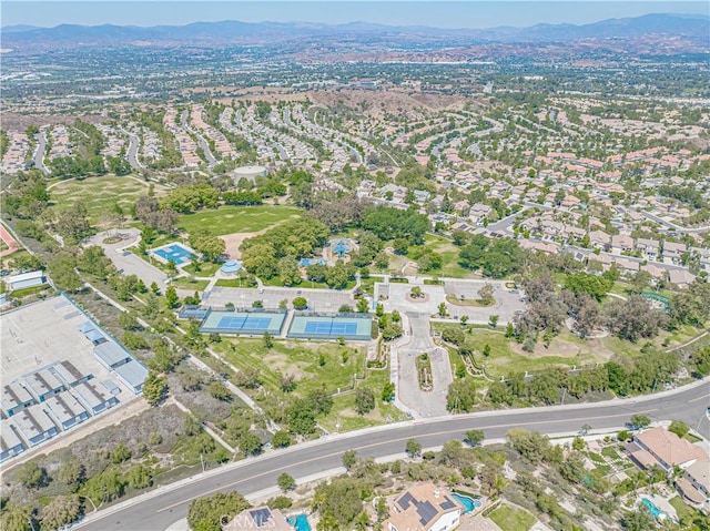 25531 Durant Pl, Stevenson Ranch, CA 91381 - aerial view of property and surrounding area with a mountain backdrop