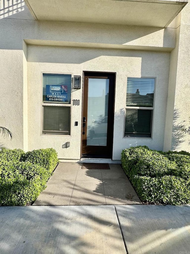 2170 Birch Rd Unit 111, Chula Vista, CA 91915 - doorway to property with stucco siding