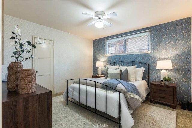 1137 Lafayette St, San Gabriel, CA 91776 - carpeted bedroom with ceiling fan