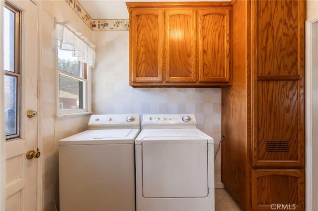 1137 Lafayette St, San Gabriel, CA 91776 - laundry room with cabinet space and separate washer and dryer