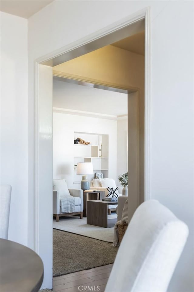 1137 Lafayette St, San Gabriel, CA 91776 - hallway featuring wood finished floors