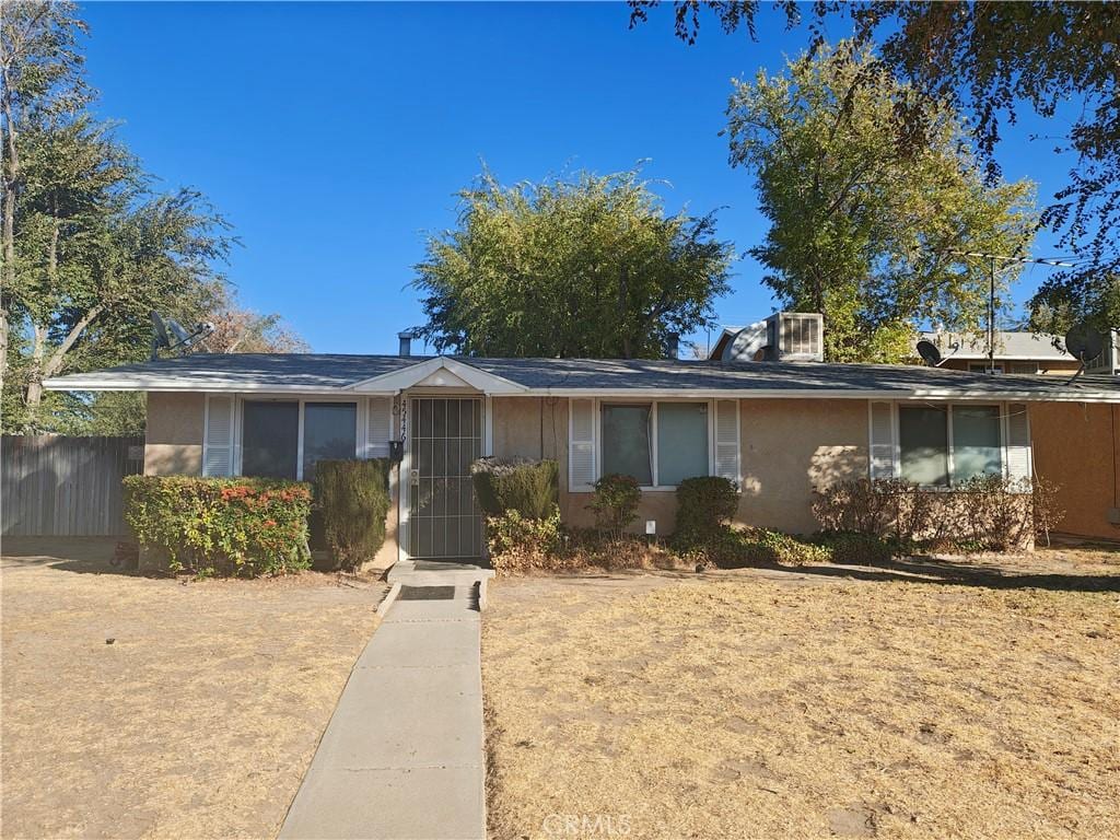 45446 10th W Street W, Lancaster, CA 93534 - single story home with stucco siding