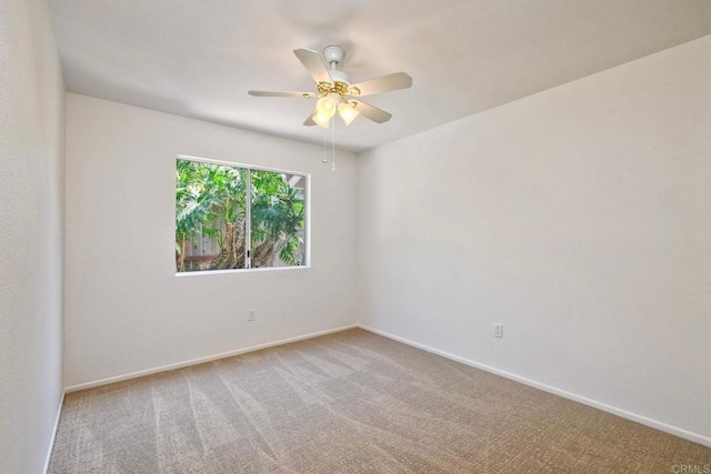5261 Hubbert St, Oceanside, CA 92056 - carpeted spare room featuring a ceiling fan and baseboards