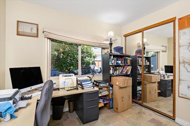 4635 Allende Ave, Oceanside, CA 92057 - office area featuring stone finish flooring