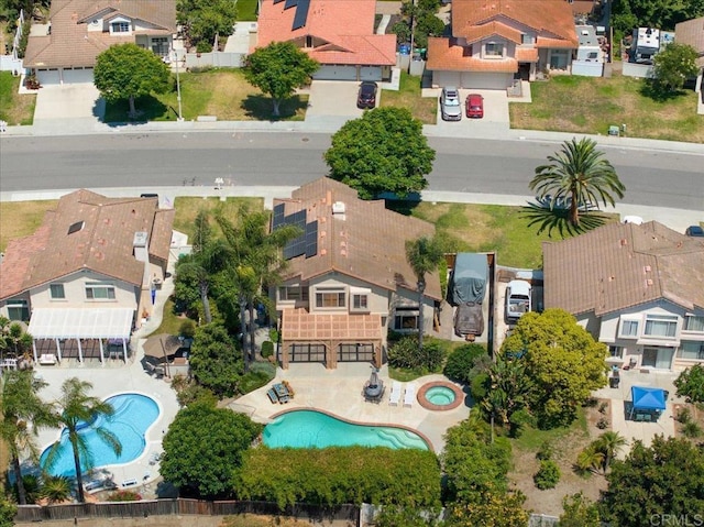 4635 Allende Ave, Oceanside, CA 92057 - aerial perspective of suburban area with a pool
