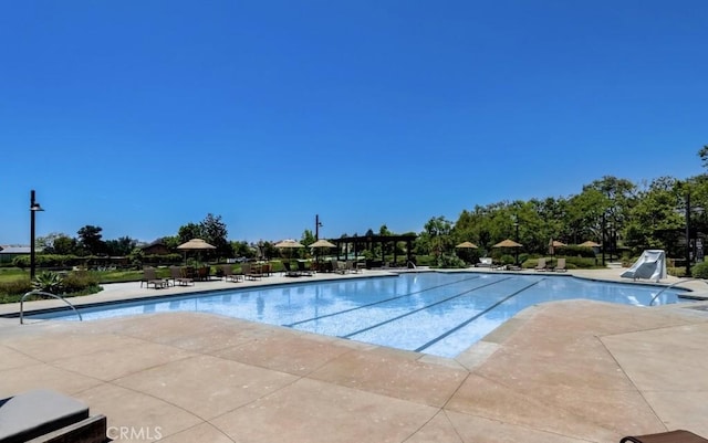 536 Cultivate, Irvine, CA 92618 - community pool with a patio area