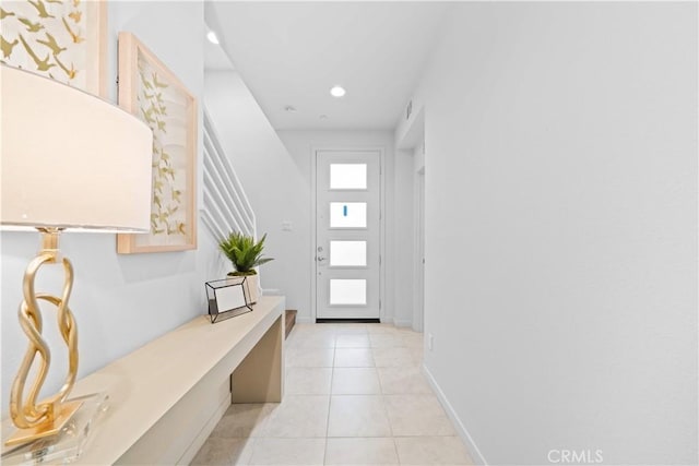536 Cultivate, Irvine, CA 92618 - entrance foyer with light tile patterned floors and recessed lighting