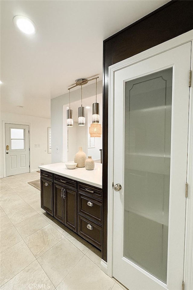 4215 Portola Ave, Los Angeles, CA 90032 - bathroom with vanity and tile patterned flooring