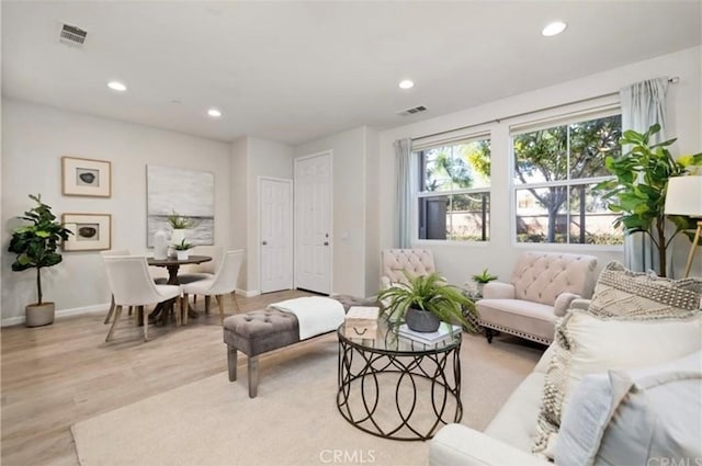94 New Season, Irvine, CA 92602 - living area with recessed lighting and light wood-type flooring