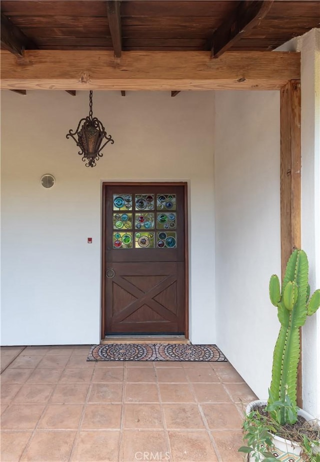 2 Chuckwagon Rd, Rolling Hills, CA 90274 - view of exterior entry featuring stucco siding