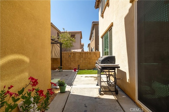 157 Ambrosia Ct, Perris, CA 92571 - view of patio featuring a grill