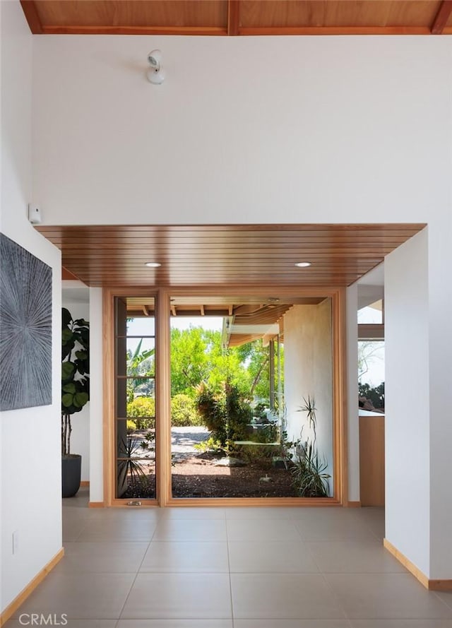 10551 Hillsboro Rd, North Tustin, CA 92705 - doorway to outside with healthy amount of natural light and tile patterned flooring
