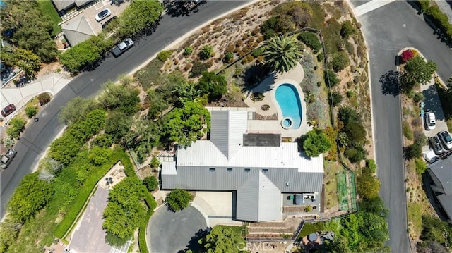 10551 Hillsboro Rd, North Tustin, CA 92705 - aerial overview of property's location with a pool area