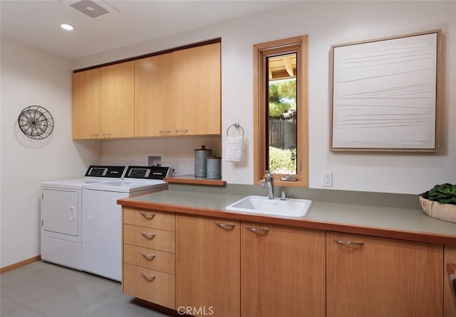 10551 Hillsboro Rd, North Tustin, CA 92705 - laundry area with cabinet space and washing machine and dryer