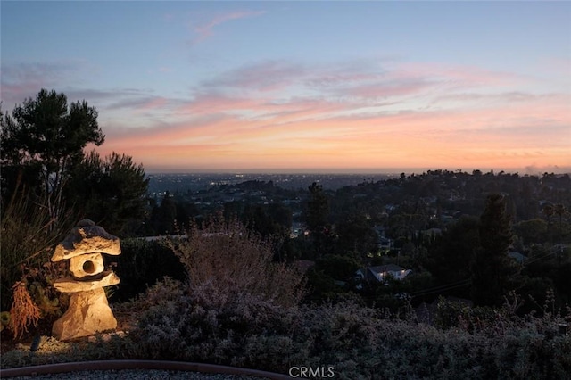 10551 Hillsboro Rd, North Tustin, CA 92705 - view of mountain backdrop with a heavily wooded area