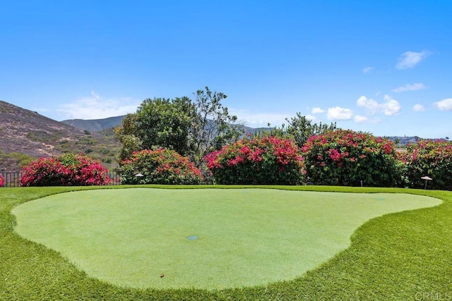 8183 Doug Hill, San Diego, CA 92127 - view of property's community featuring a putting area and a mountain view