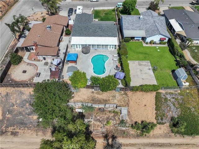 19891 Athenon Ave, Perris, CA 92570 - view of property location featuring a pool and nearby suburban area