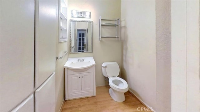 5772 Arrowhead Lake Rd, Hesperia, CA 92345 - bathroom with vanity and wood finished floors