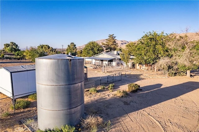5772 Arrowhead Lake Rd, Hesperia, CA 92345 - view of yard featuring a mountain view