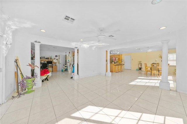 1740 Rada Rd, Hacienda Heights, CA 91745 - lobby featuring recessed lighting and ornamental molding