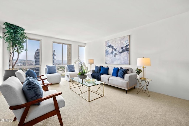 800 W 1st St Unit 1701, Los Angeles, CA 90012 - view of carpeted living area