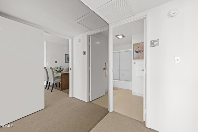 800 W 1st St Unit 1701, Los Angeles, CA 90012 - corridor with light colored carpet
