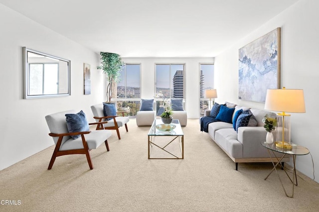 800 W 1st St Unit 1701, Los Angeles, CA 90012 - view of carpeted living room