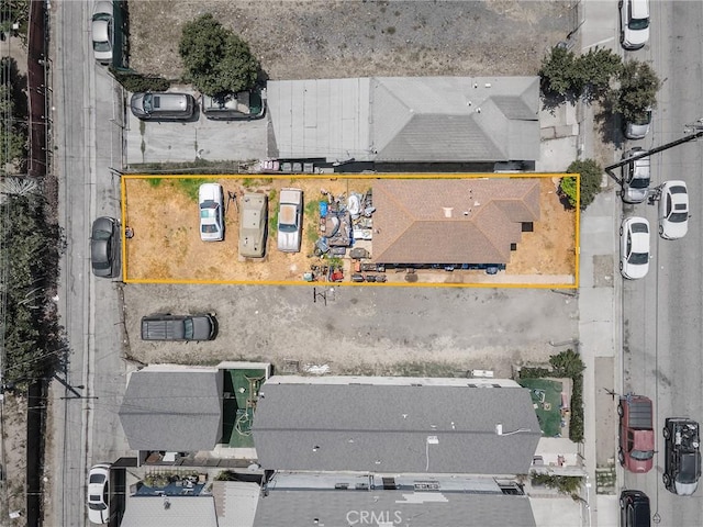 13114 S Main St, Los Angeles, CA 90061 - aerial overview of property's location featuring property parcel outlined