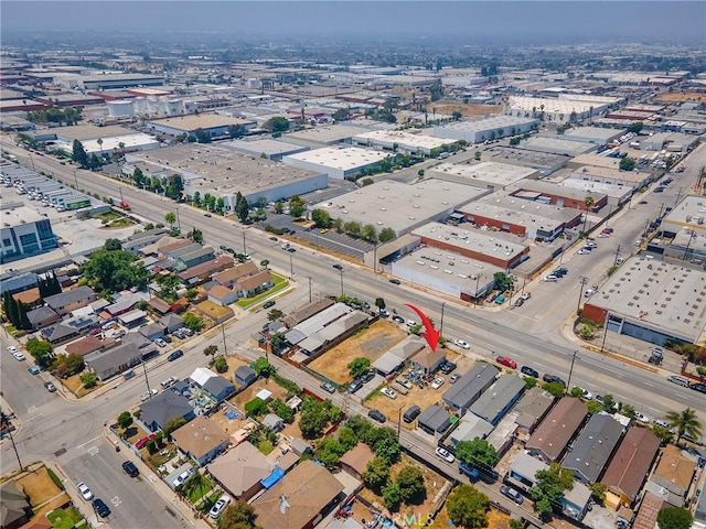 13114 S Main St, Los Angeles, CA 90061 - aerial view of property's location featuring industrial structures