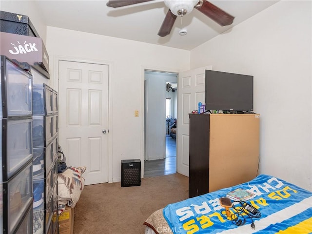 13114 S Main St, Los Angeles, CA 90061 - bedroom with carpet flooring and a ceiling fan
