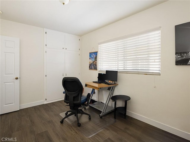 1735 257th St, Lomita, CA 90717 - office with dark wood-style flooring