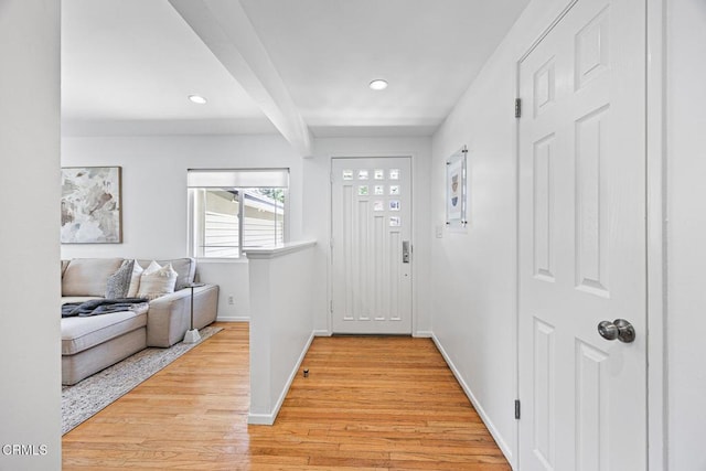 4520 Lone Pine Ln, La Canada Flintridge, CA 91011 - foyer with light wood-style floors and recessed lighting