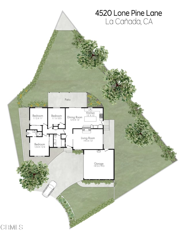 4520 Lone Pine Ln, La Canada Flintridge, CA 91011 - view of floor plan / room layout