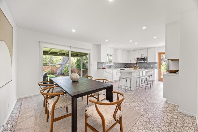 4520 Lone Pine Ln, La Canada Flintridge, CA 91011 - dining space with recessed lighting and light colored carpet