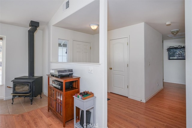 45337 Valley Oak Dr, Ahwahnee, CA 93601 - hallway with wood finished floors and healthy amount of natural light