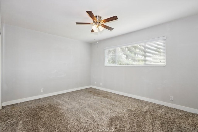 3314 Benton Ave, La Verne, CA 91750 - carpeted empty room with a ceiling fan and baseboards