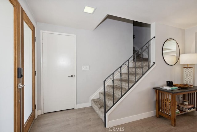 3314 Benton Ave, La Verne, CA 91750 - staircase with wood finished floors