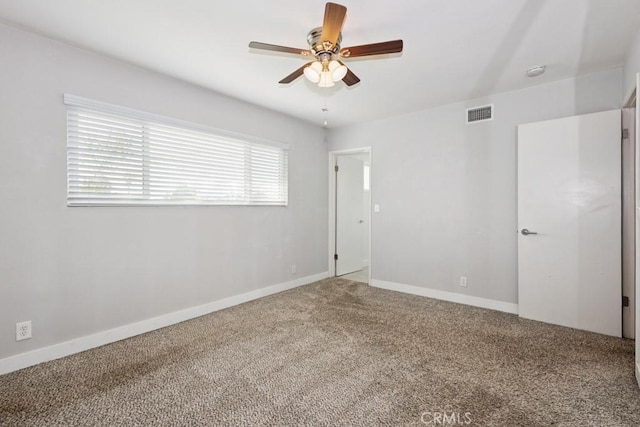 3314 Benton Ave, La Verne, CA 91750 - carpeted spare room featuring a ceiling fan and a smoke detector
