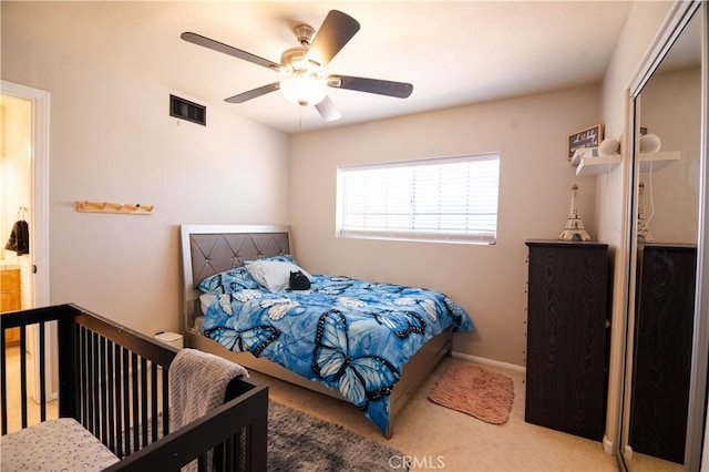 26511 Mainsail Ln, Helendale, CA 92342 - bedroom featuring carpet floors and ceiling fan