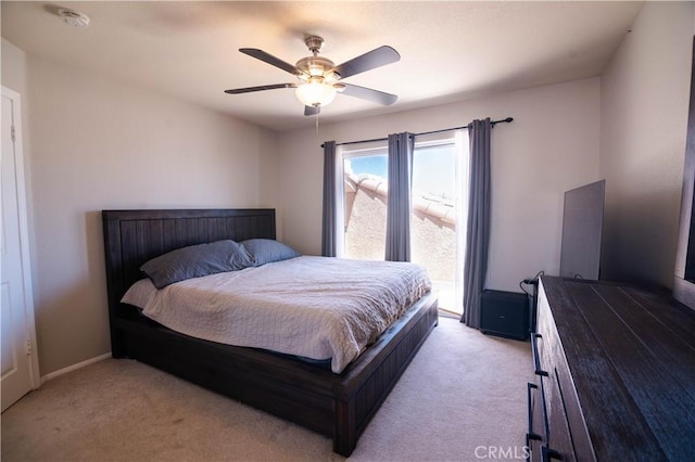 26511 Mainsail Ln, Helendale, CA 92342 - bedroom with light colored carpet and ceiling fan